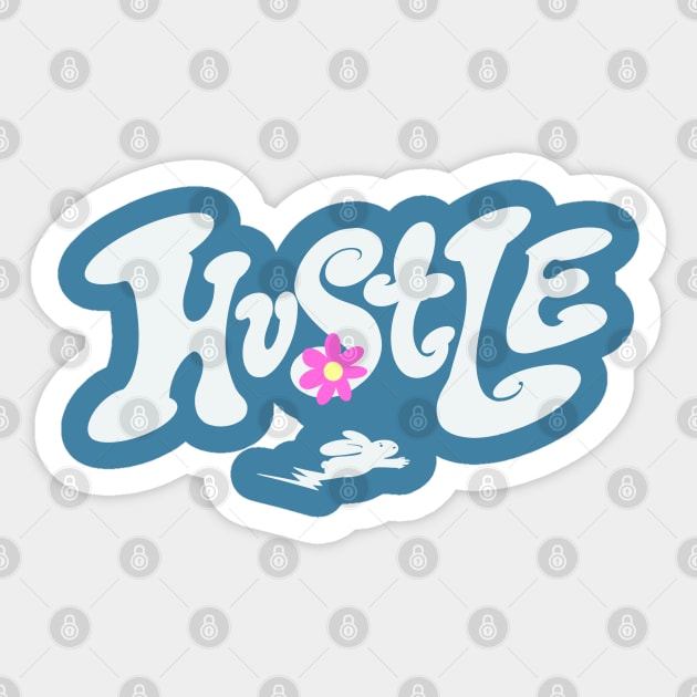 Hustle flowers Sticker by Nifty Studio